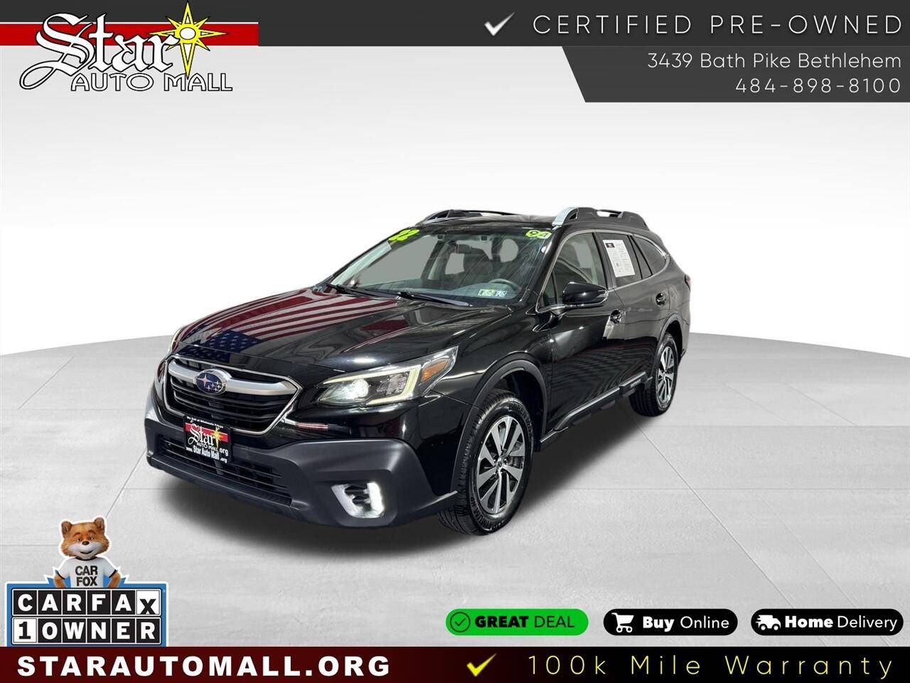 2022 Subaru Outback 2.5i Premium — SUV — 94,221 mi — Bethlehem, PA