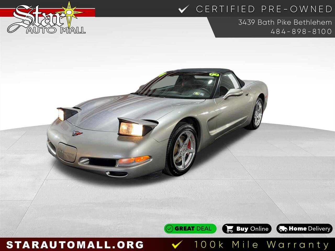 2000 Chevrolet Corvette Base — Convertible — 76,860 mi — Bethlehem, PA