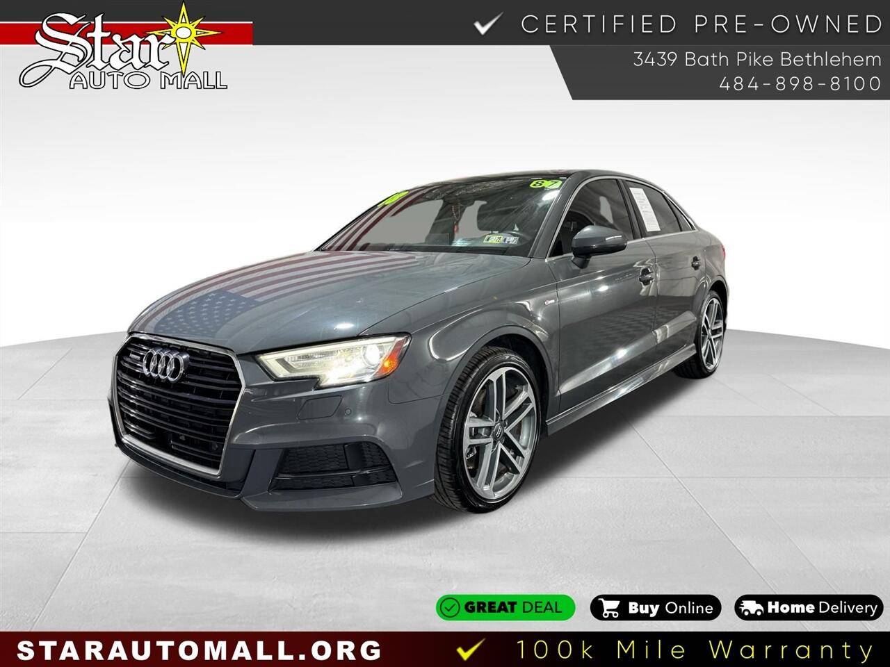 2018 Audi A3 Premium Plus — Sedan — 87,082 mi — Bethlehem, PA