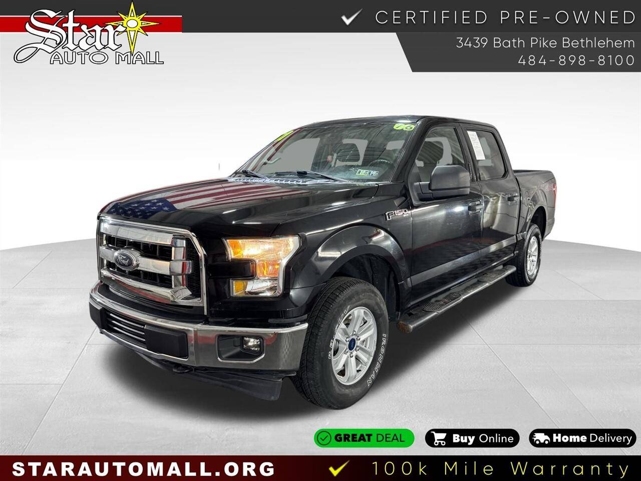 2017 Ford F-150 XLT — Pickup Truck — 75,756 mi — Bethlehem, PA
