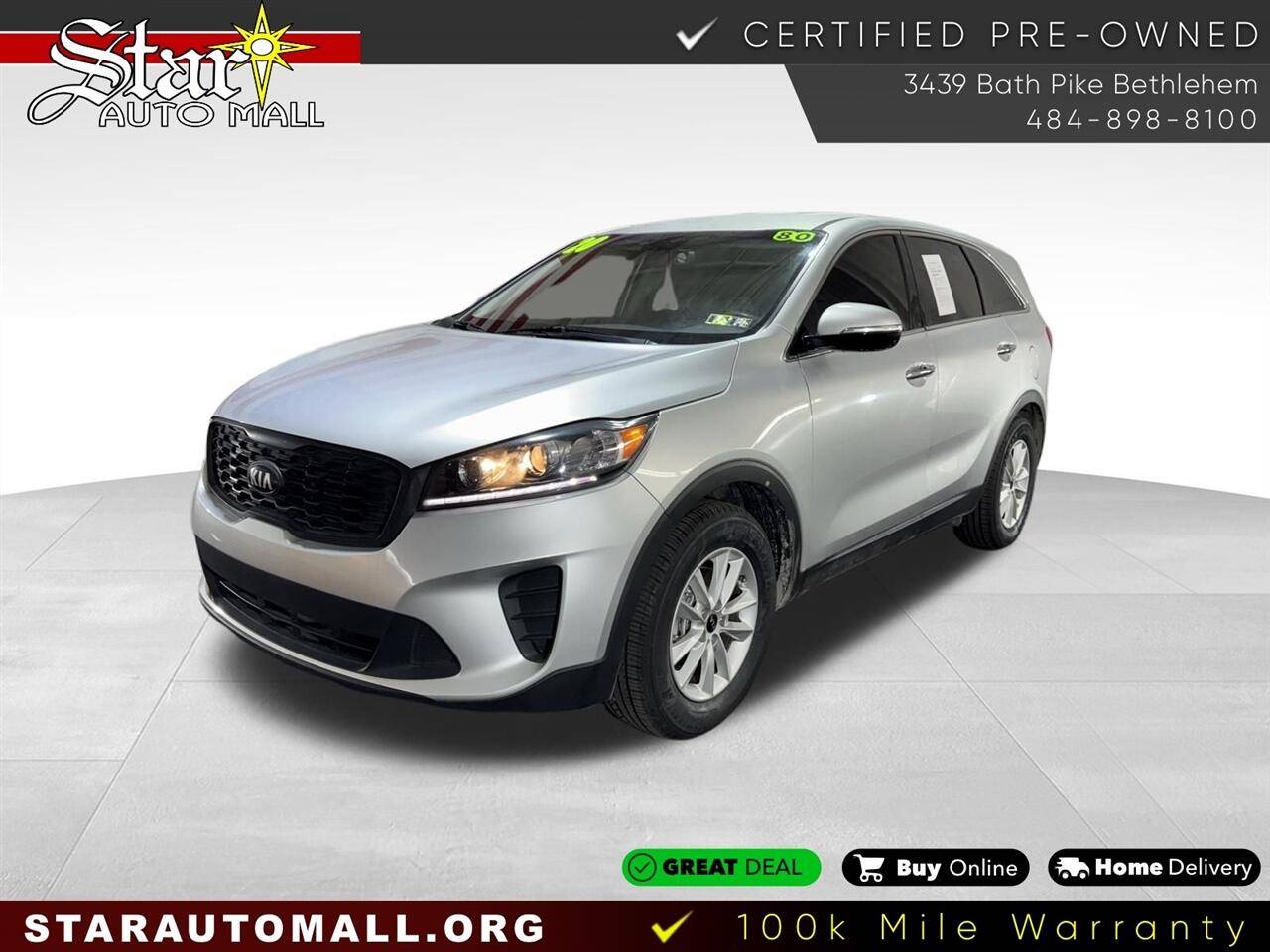 2020 Kia Sorento LX V6 — SUV — 80,283 mi — Bethlehem, PA