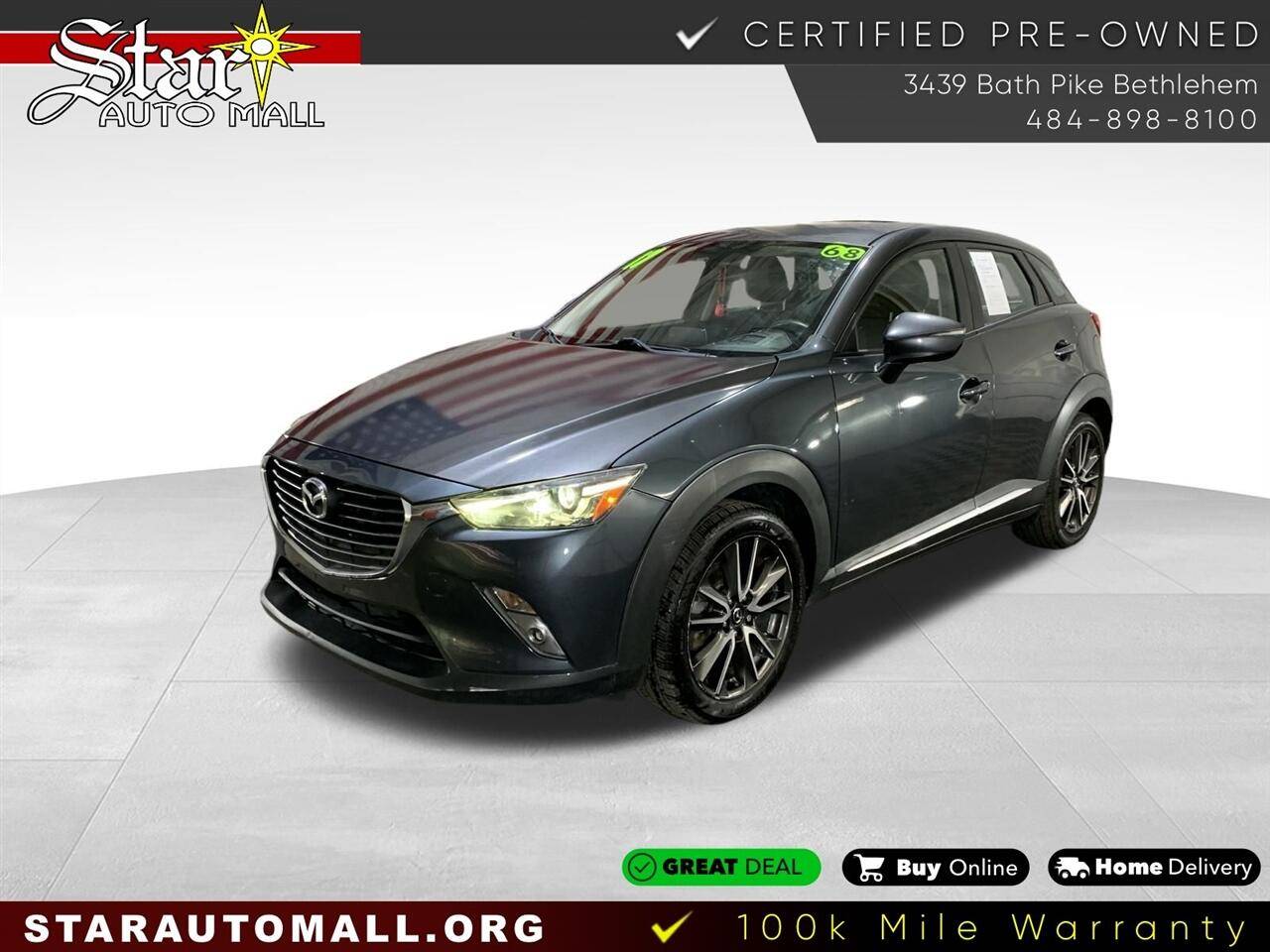 2017 Mazda CX-3 Grand Touring — SUV — 68,405 mi — Bethlehem, PA