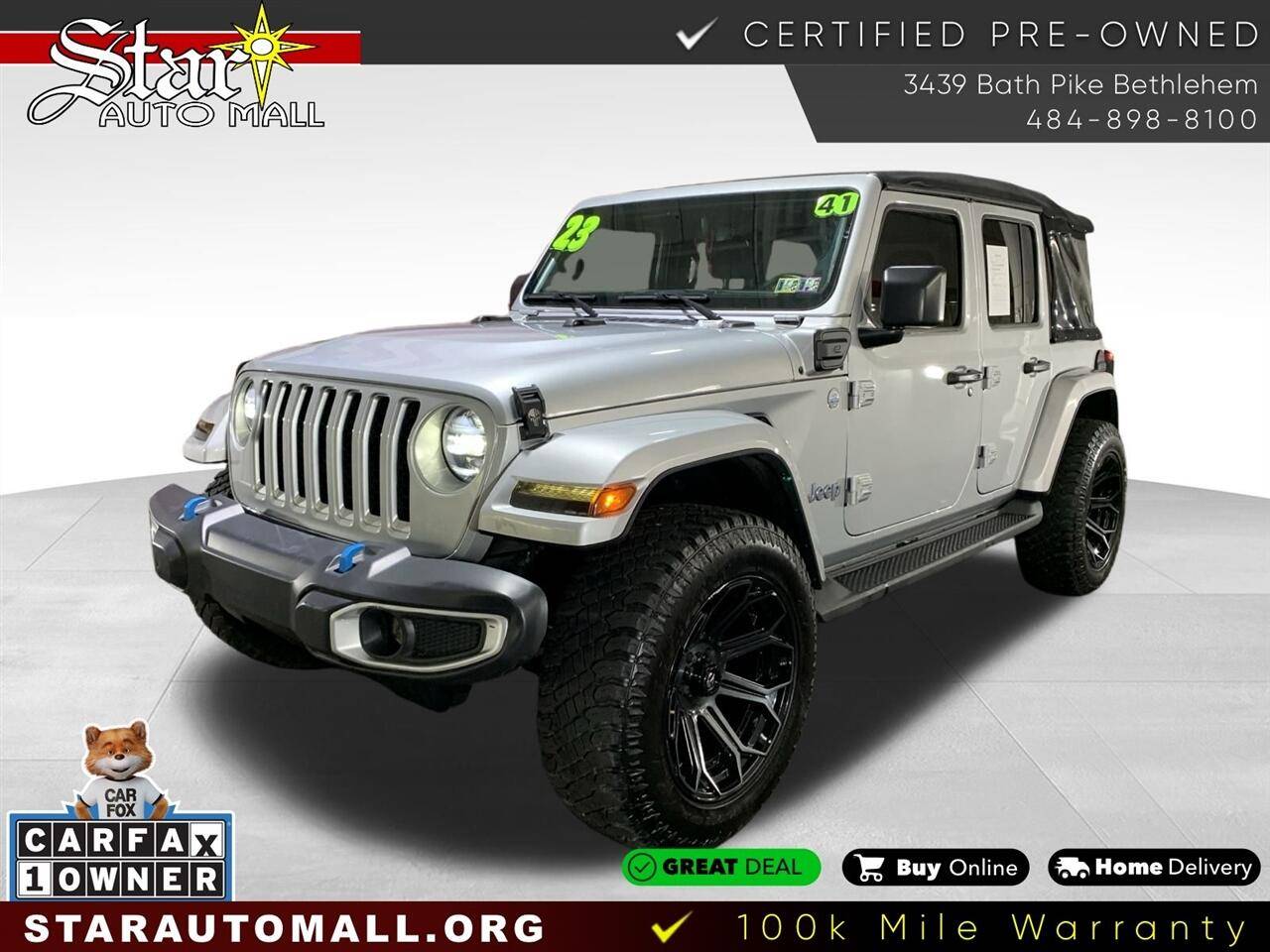 2023 Jeep Wrangler Sahara 4xe — SUV — 40,536 mi — Bethlehem, PA