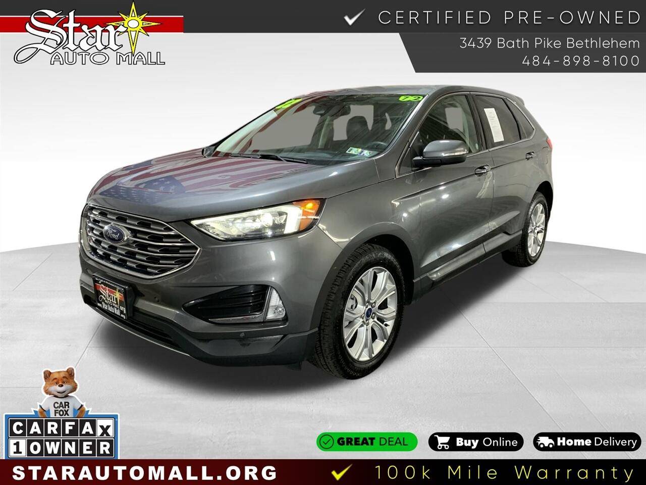 2022 Ford Edge Titanium — SUV — 72,353 mi — Bethlehem, PA