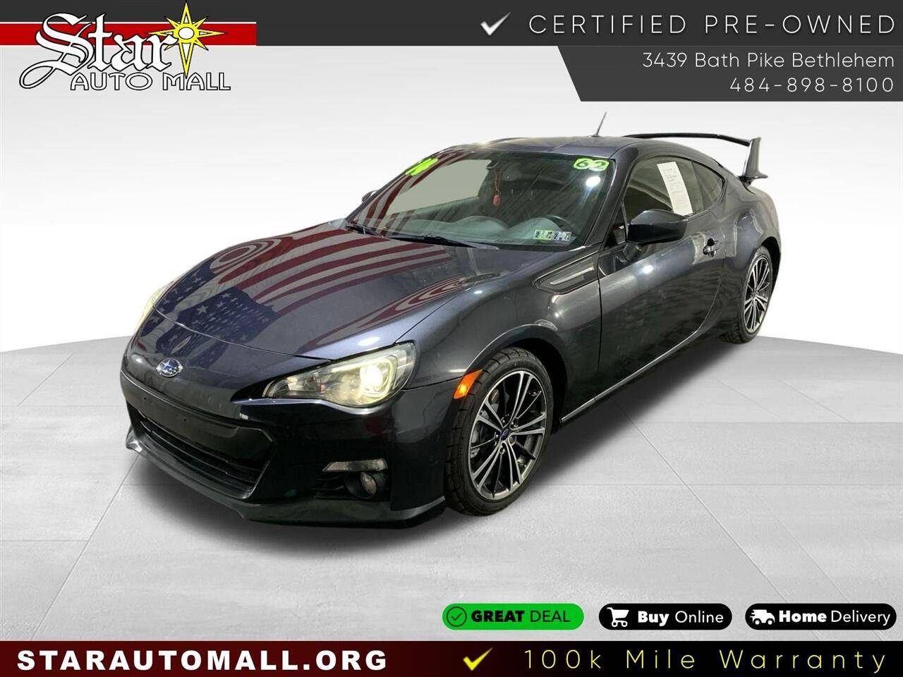 2014 Subaru BRZ Limited — Coupe — 62,176 mi — Bethlehem, PA