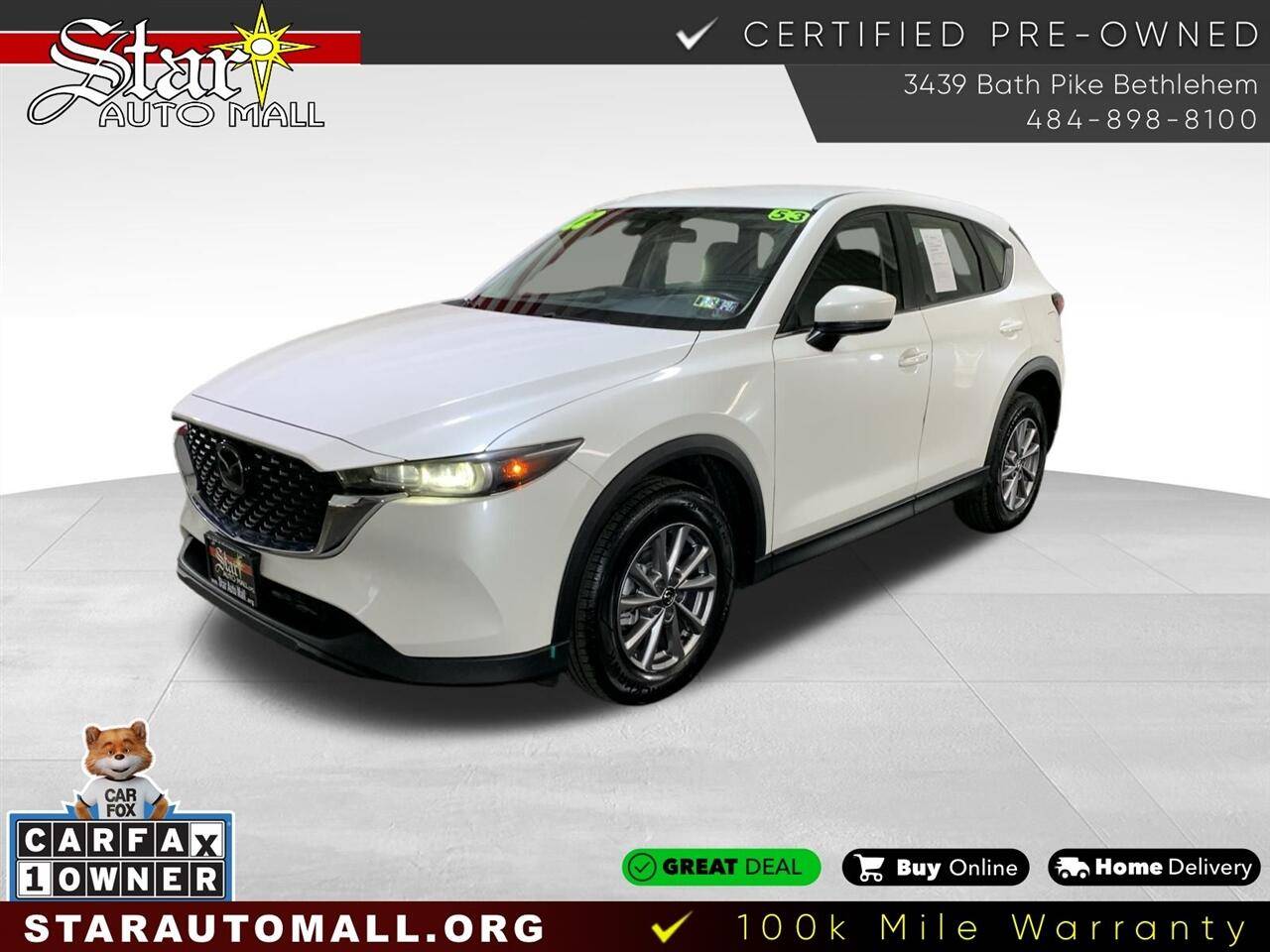 2022 Mazda CX-5 2.5 S — SUV — 52,601 mi — Bethlehem, PA