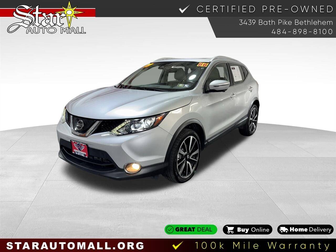 2019 Nissan Rogue Sport SL — SUV — 66,370 mi — Bethlehem, PA