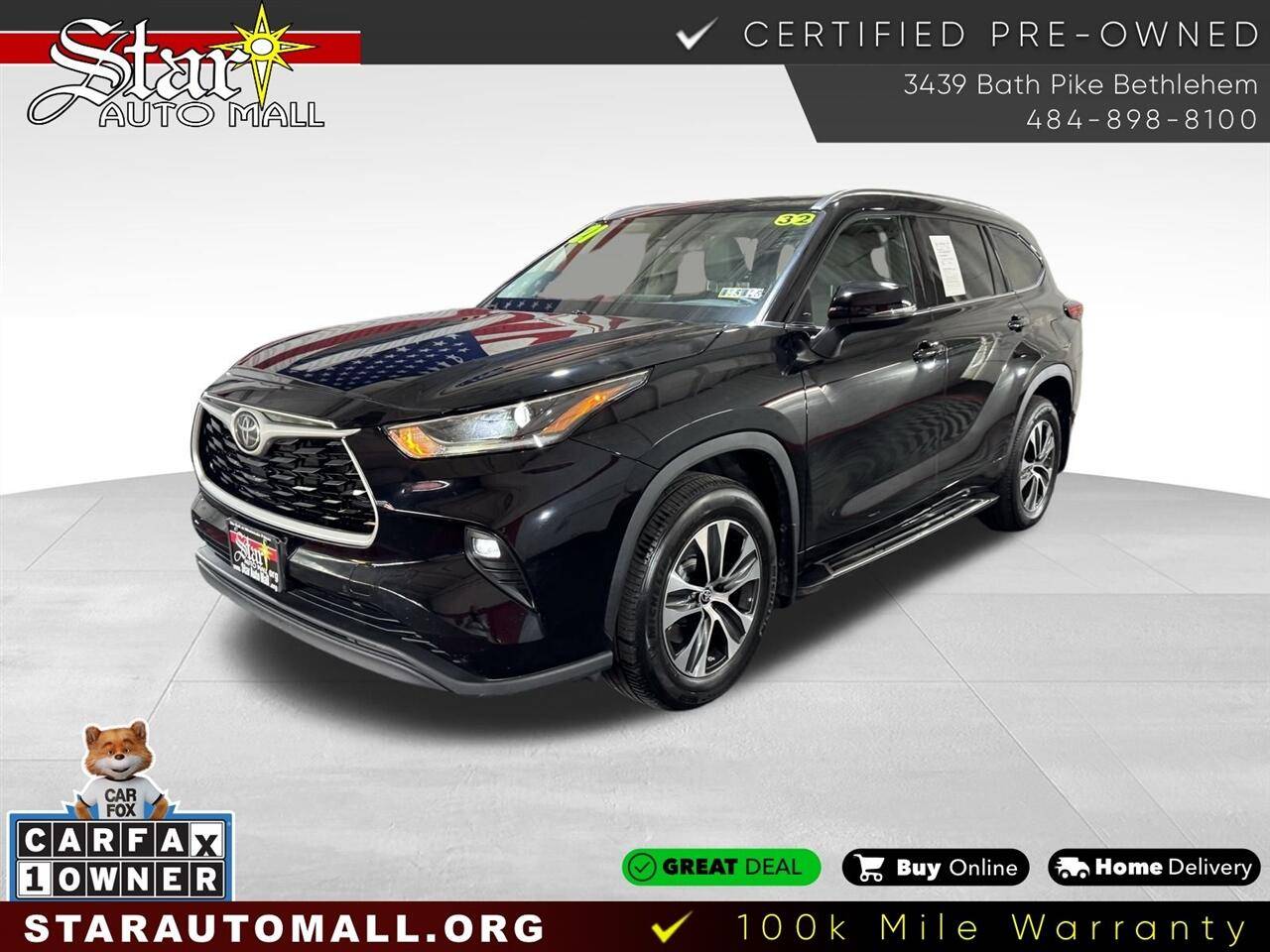 2021 Toyota Highlander XLE — SUV — 48,385 mi — Bethlehem, PA