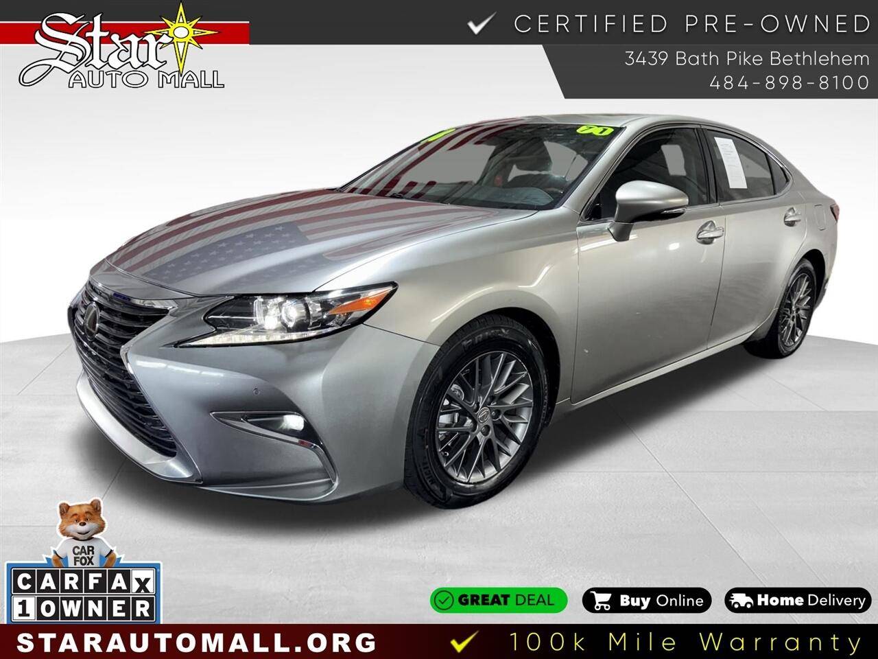 2018 Lexus ES ES 350 — Sedan — 70,786 mi — Bethlehem, PA
