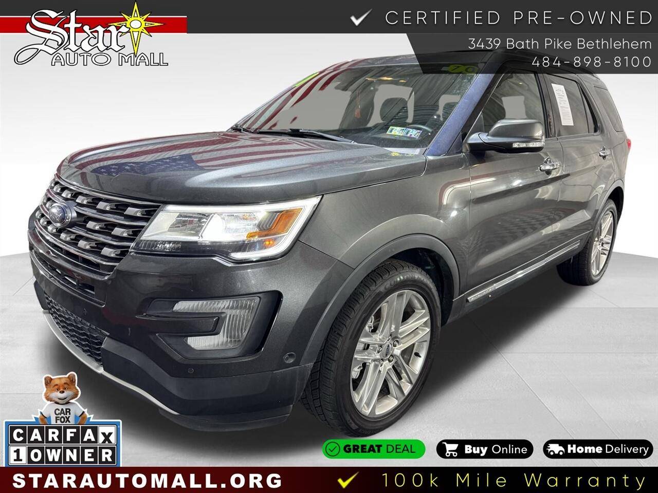 2017 Ford Explorer Limited — SUV — 69,622 mi — Bethlehem, PA