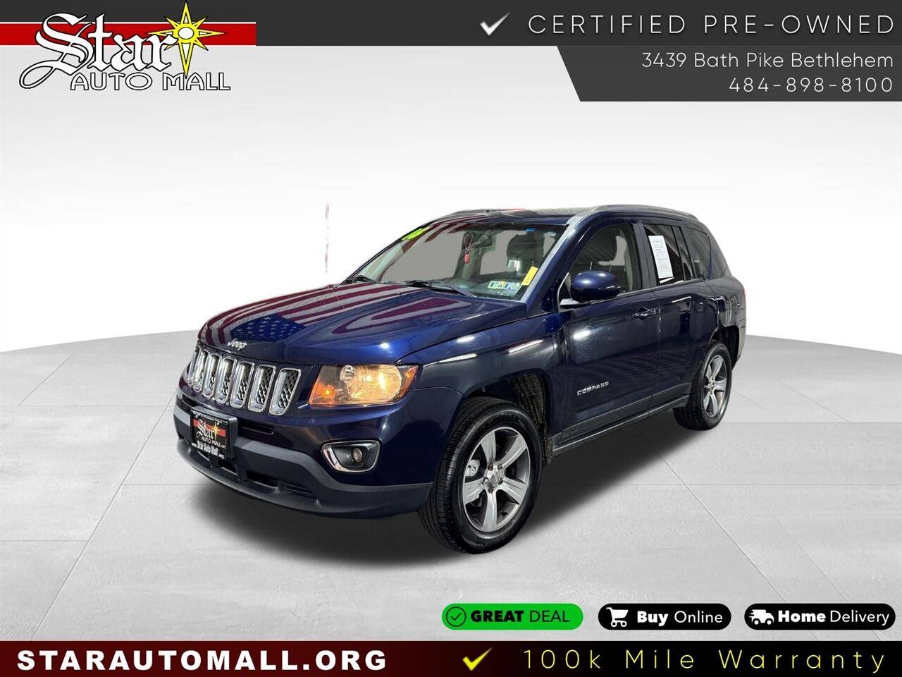 2016 Jeep Compass High Altitude — SUV — 113,415 mi — Bethlehem, PA