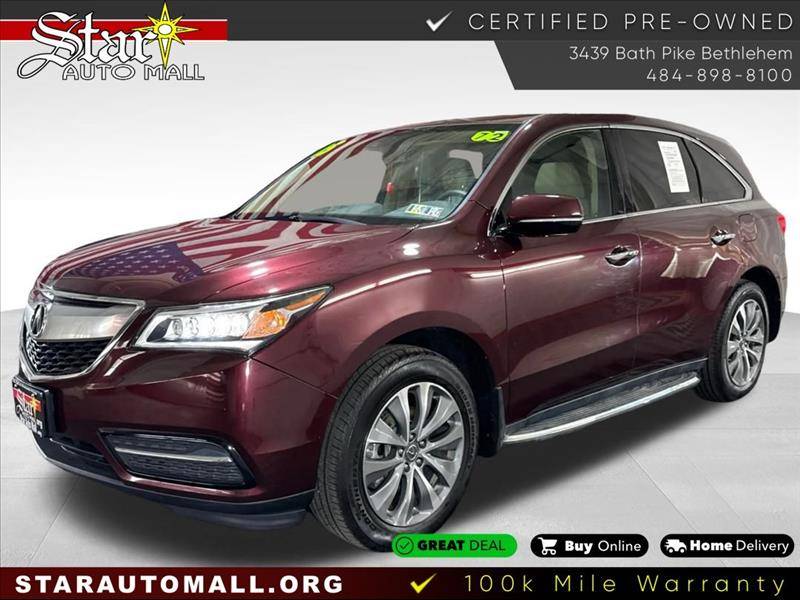 2015 Acura MDX Technology Package — SUV — 72,266 mi — Bethlehem, PA