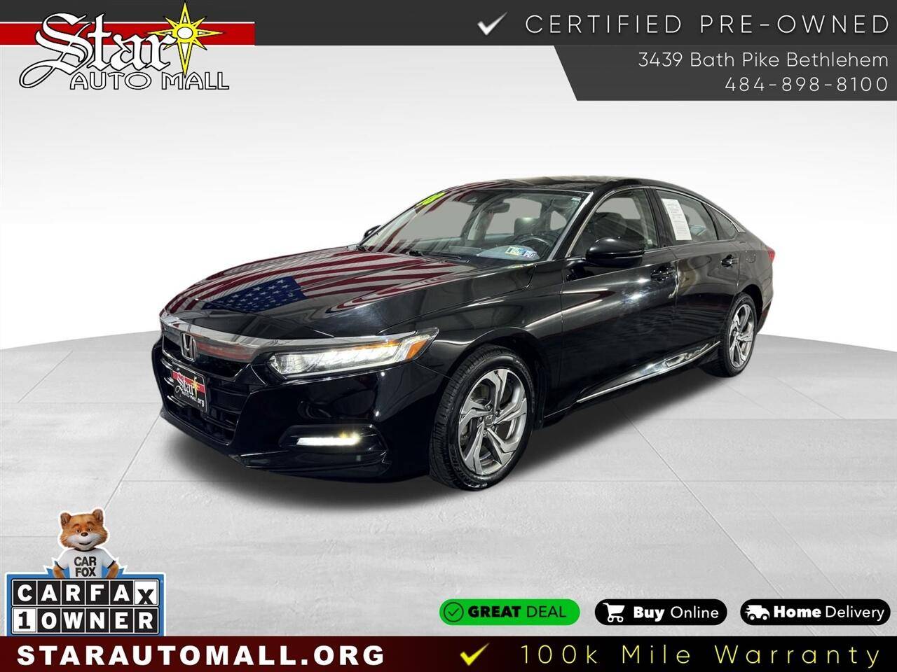 2018 Honda Accord EX-L — Sedan — 117,358 mi — Bethlehem, PA