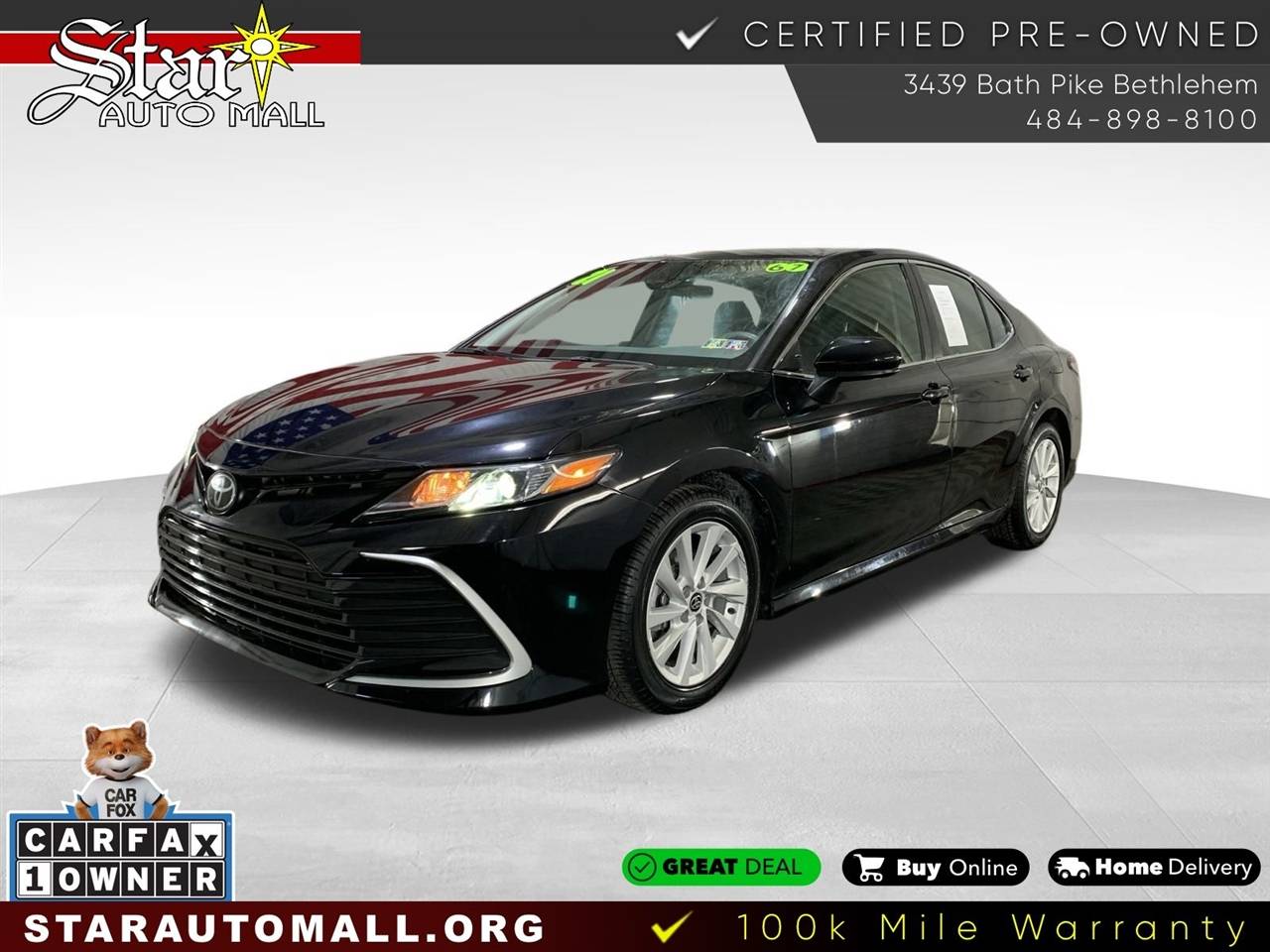 2021 Toyota Camry LE — Sedan — 67,270 mi — Bethlehem, PA