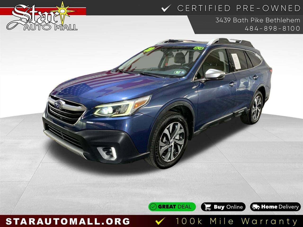 2020 Subaru Outback 2.4T Touring XT — SUV — 64,355 mi — Bethlehem, PA