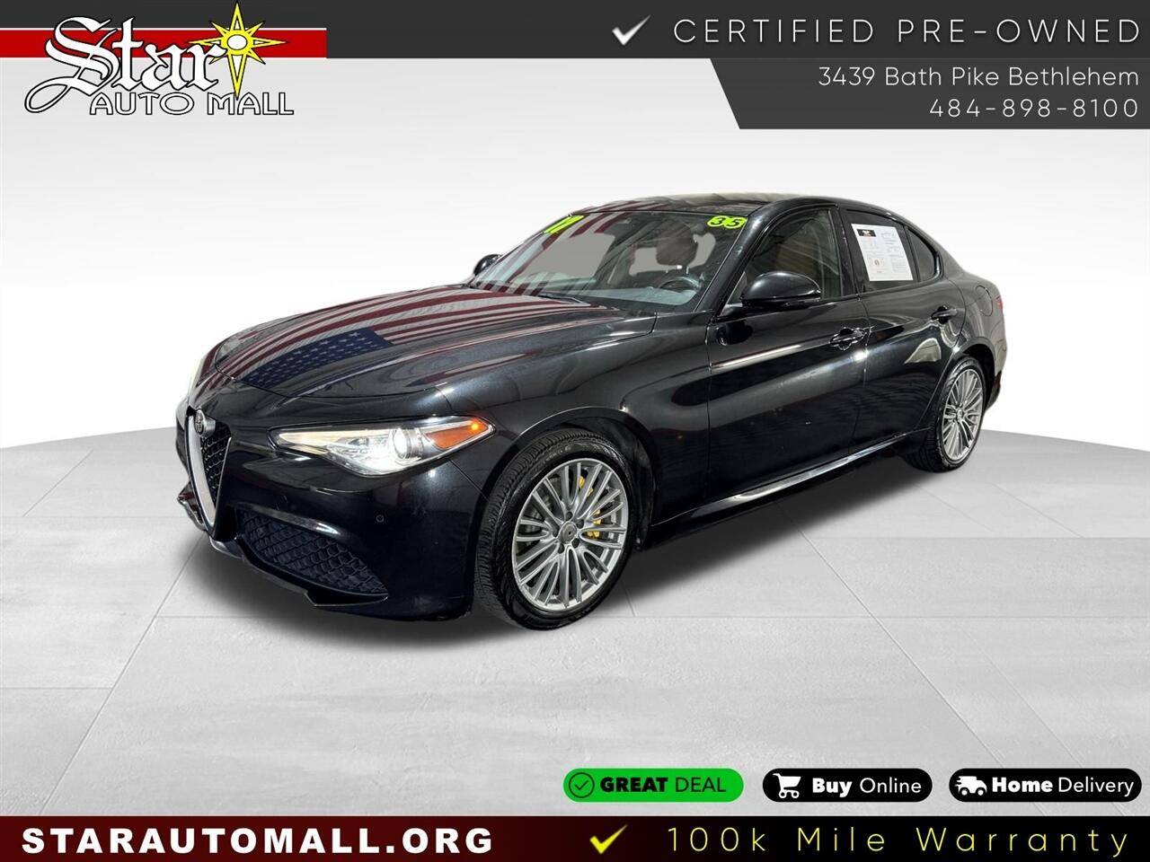 2017 Alfa Romeo Giulia Standard — Sedan — 34,852 mi — Bethlehem, PA