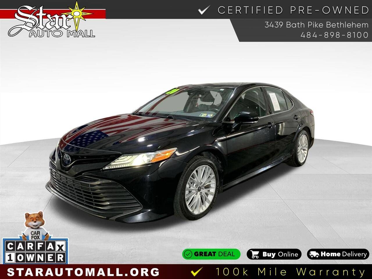 2020 Toyota Camry Hybrid XLE — Sedan — 103,368 mi — Bethlehem, PA