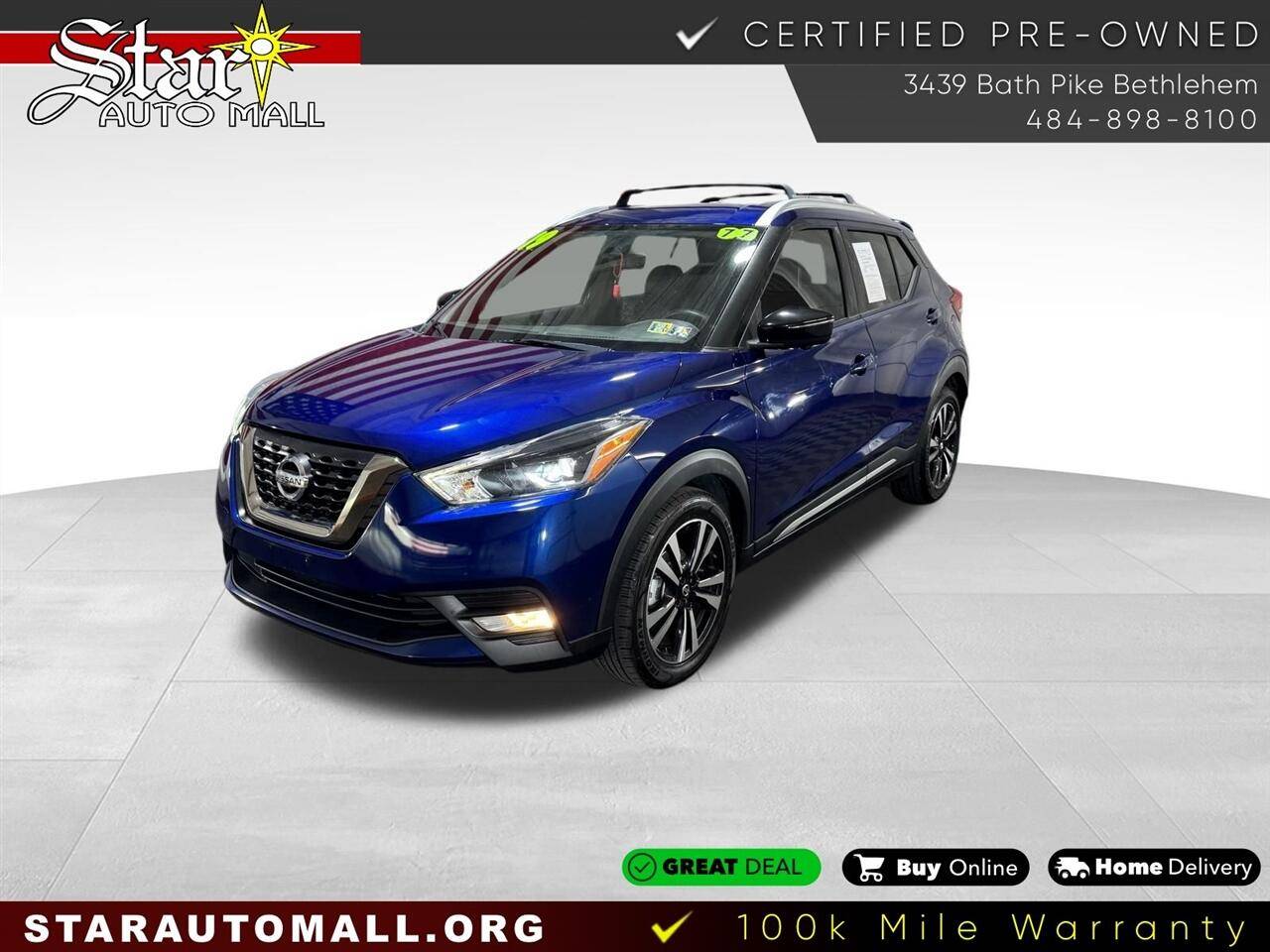 2019 Nissan Kicks SR — SUV — 77,376 mi — Bethlehem, PA