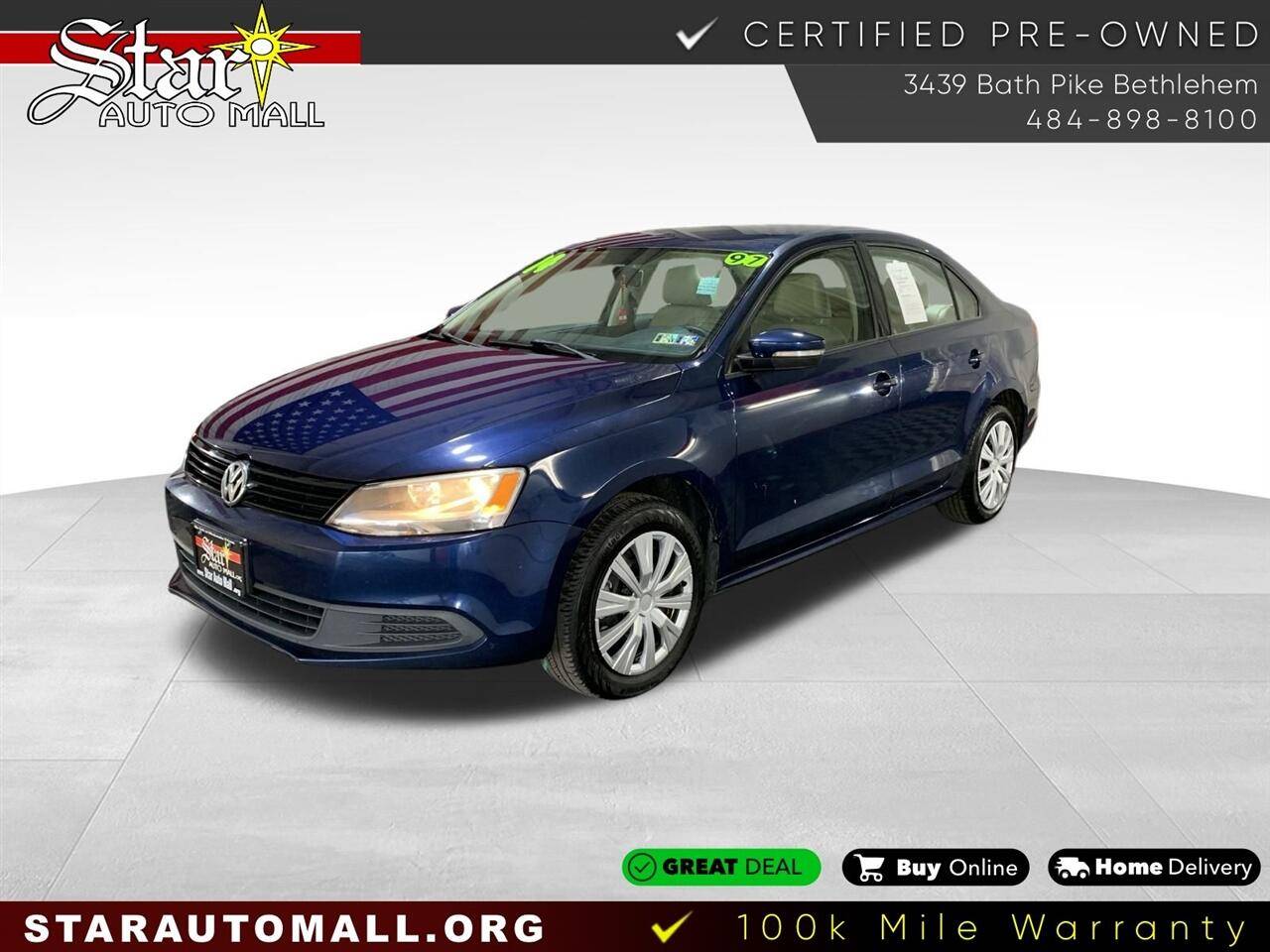 2014 Volkswagen Jetta 1.8T SE — Sedan — 97,469 mi — Bethlehem, PA