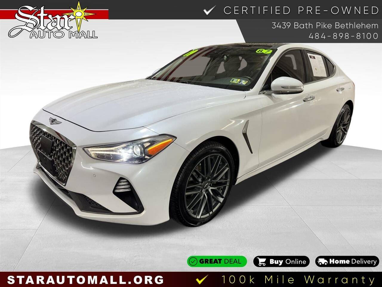 2019 Genesis G70 Advanced — Sedan — 87,268 mi — Bethlehem, PA