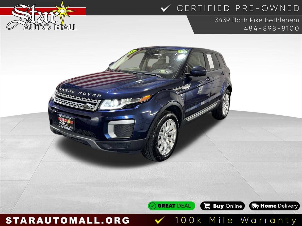 2017 Land Rover Range Rover Evoque SE — SUV — 76,076 mi — Bethlehem, PA