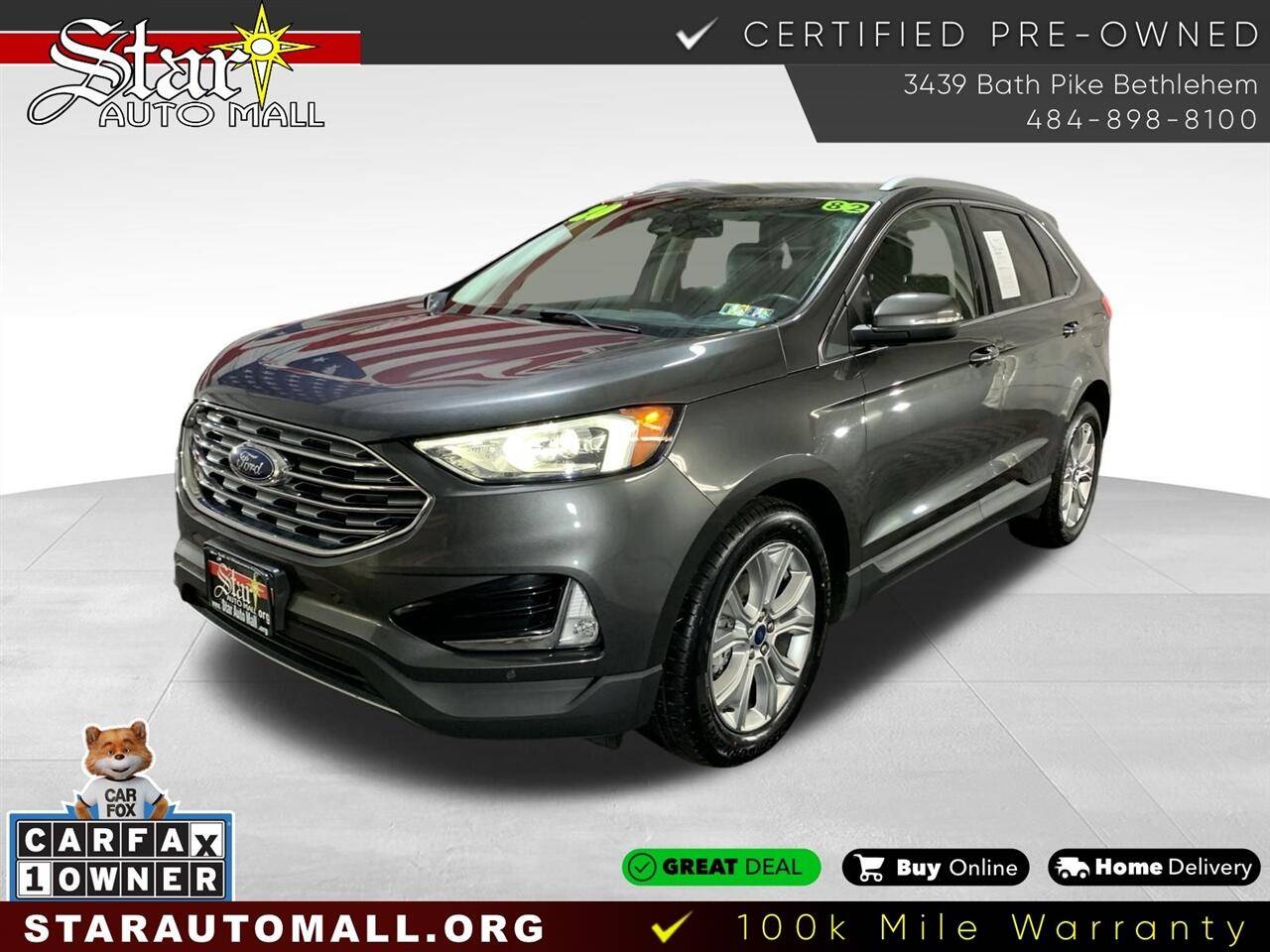 2020 Ford Edge Titanium — SUV — 81,616 mi — Bethlehem, PA