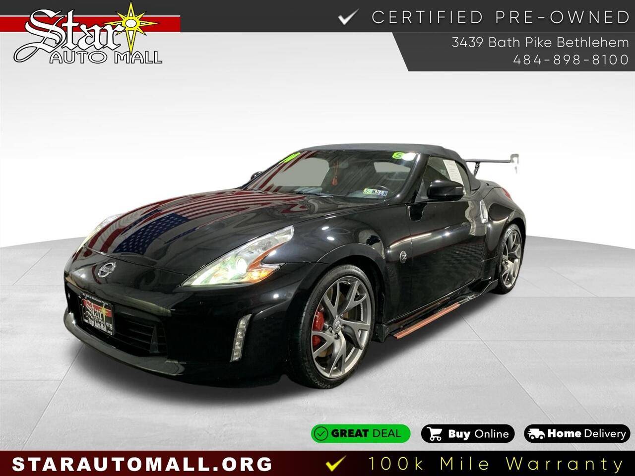 2014 Nissan 370Z Touring — Convertible — 57,276 mi — Bethlehem, PA