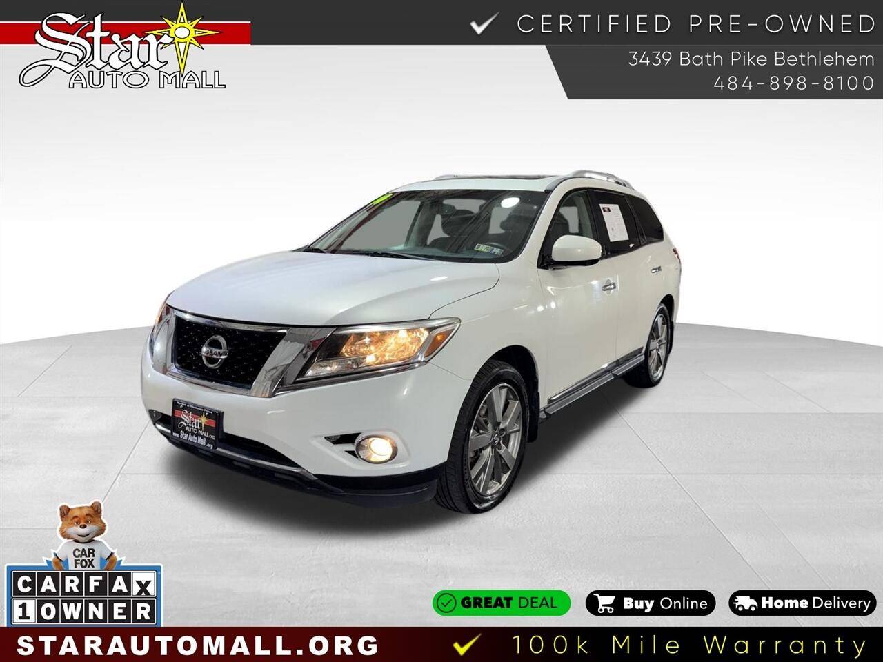 2014 Nissan Pathfinder Platinum — SUV — 125,352 mi — Bethlehem, PA