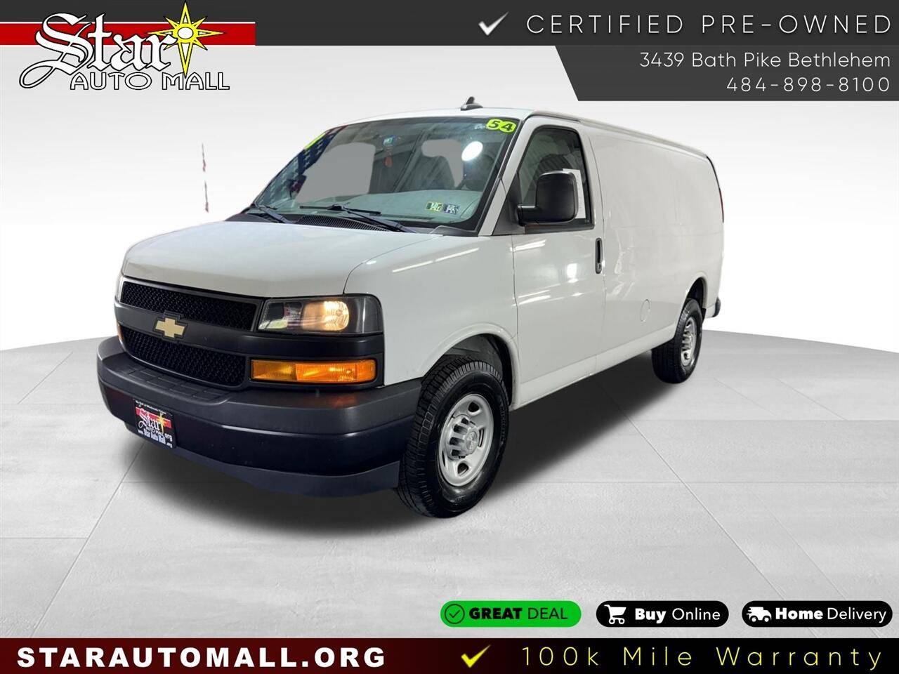 2018 Chevrolet Express Cargo Van Base — Cargo Van — 54,155 mi — Bethlehem, PA