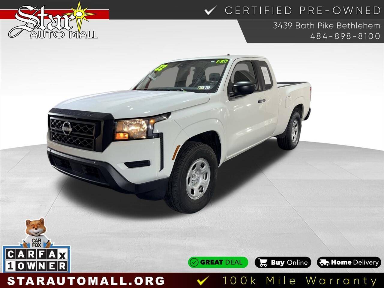 2022 Nissan Frontier S — Pickup Truck — 85,667 mi — Bethlehem, PA