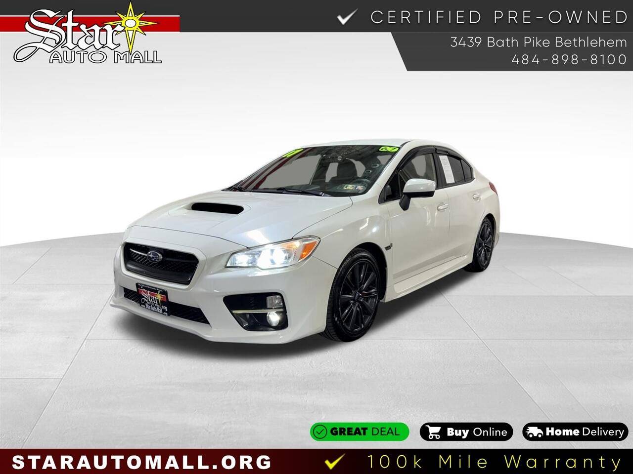 2017 Subaru WRX Base — Sedan — 66,941 mi — Bethlehem, PA