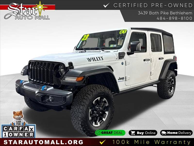 2023 Jeep Wrangler 4xe — SUV — 41,044 mi — Bethlehem, PA