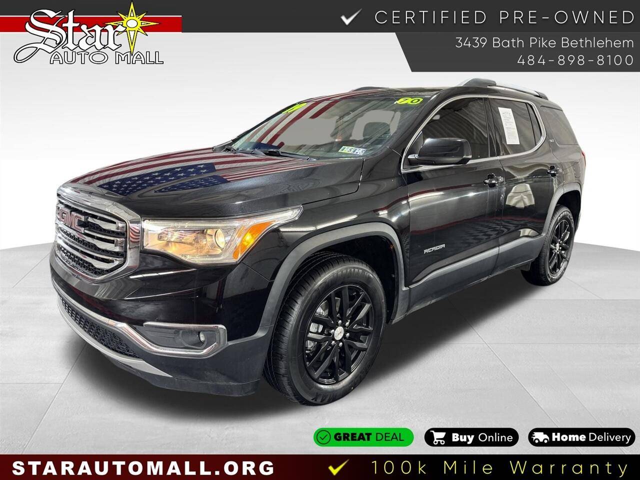 2019 GMC Acadia SLT — SUV — 69,845 mi — Bethlehem, PA