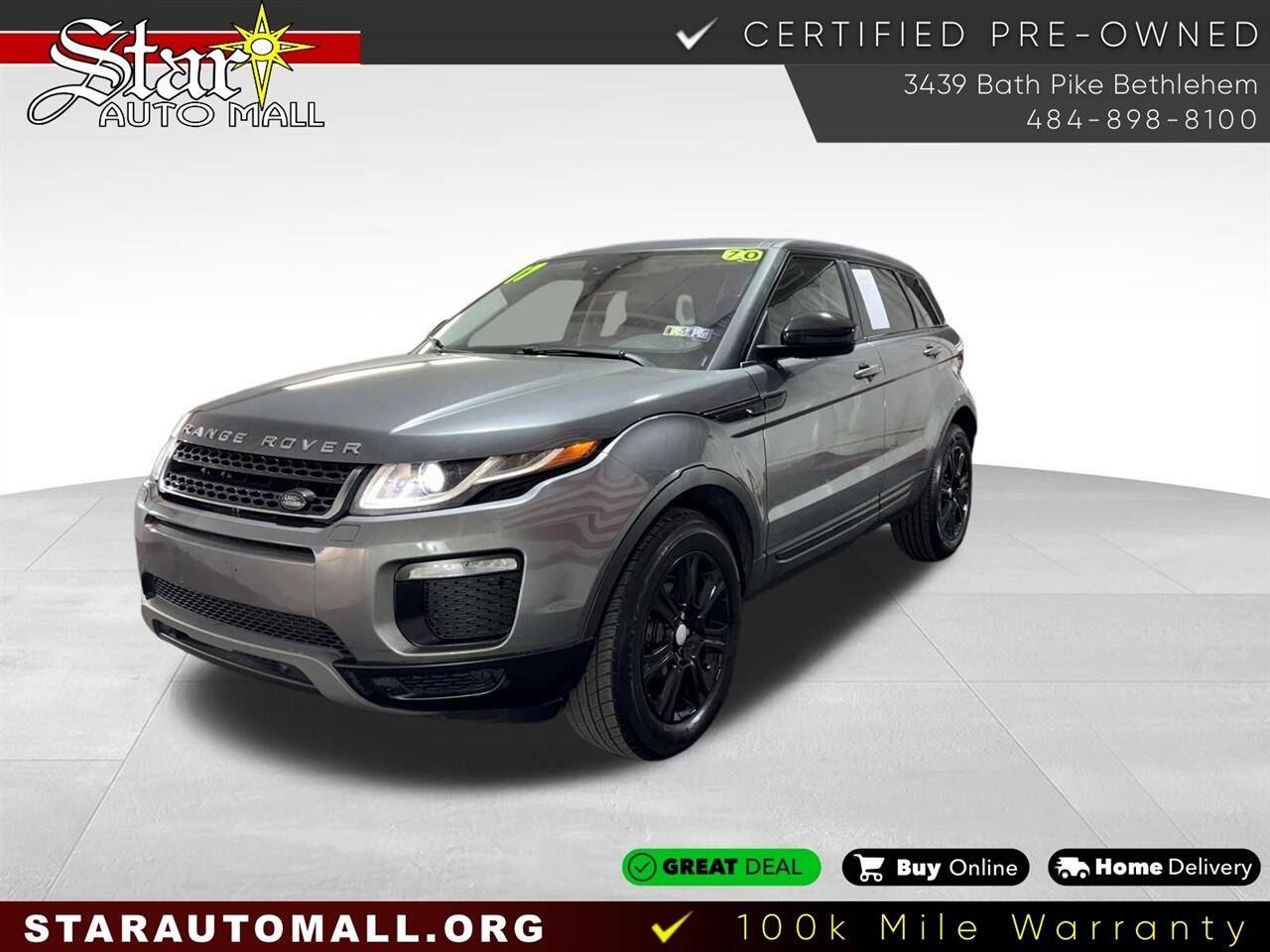 2017 Land Rover Range Rover Evoque SE — SUV — 70,327 mi — Bethlehem, PA