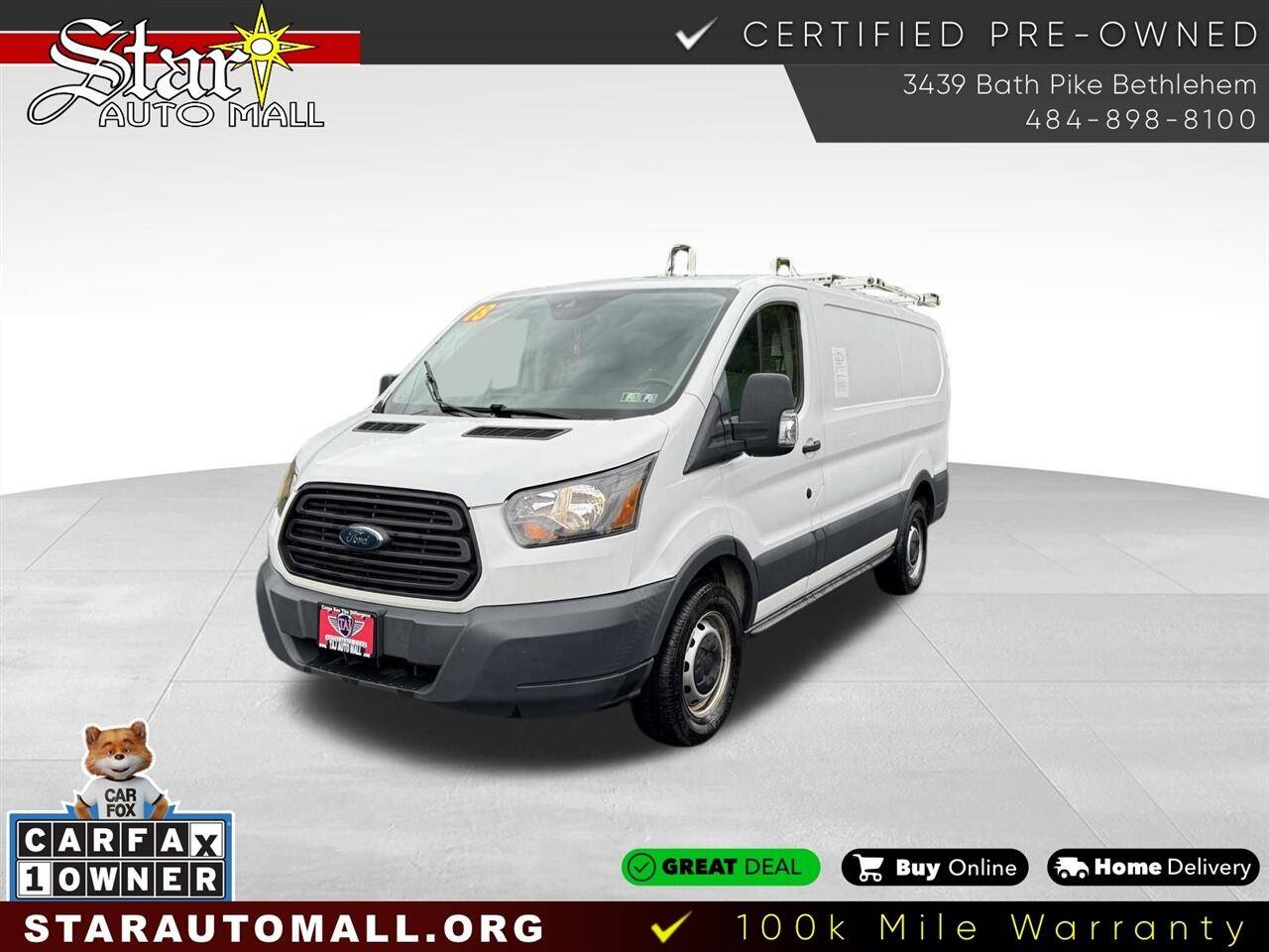 2018 Ford Transit Cargo Van T-250 — Cargo Van — 102,109 mi — Bethlehem, PA