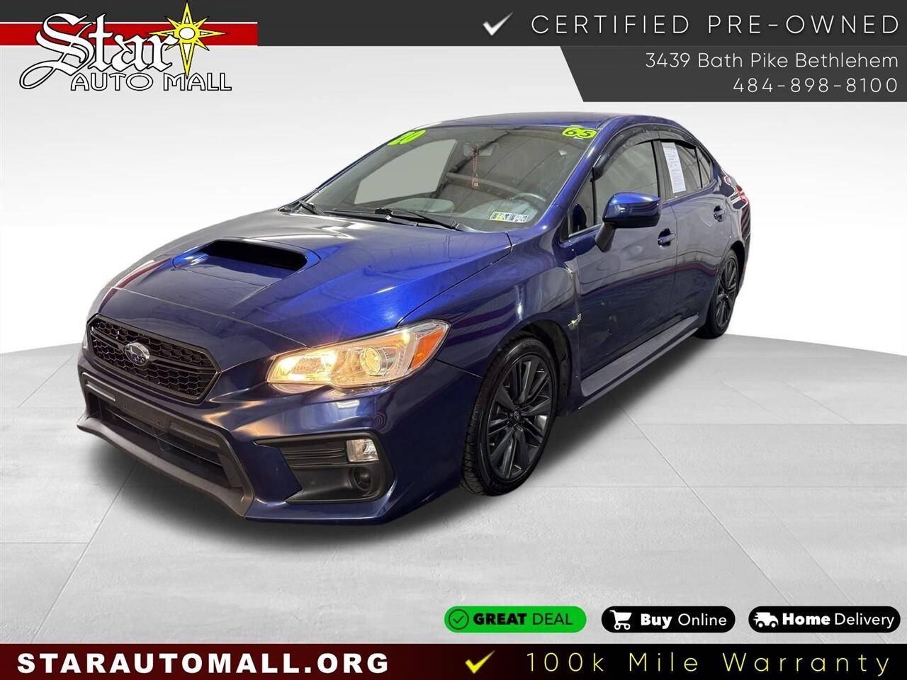 2020 Subaru WRX Base — Sedan — 64,891 mi — Bethlehem, PA
