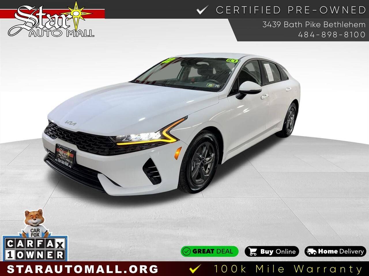 2022 Kia K5 LXS — Sedan — 81,108 mi — Bethlehem, PA