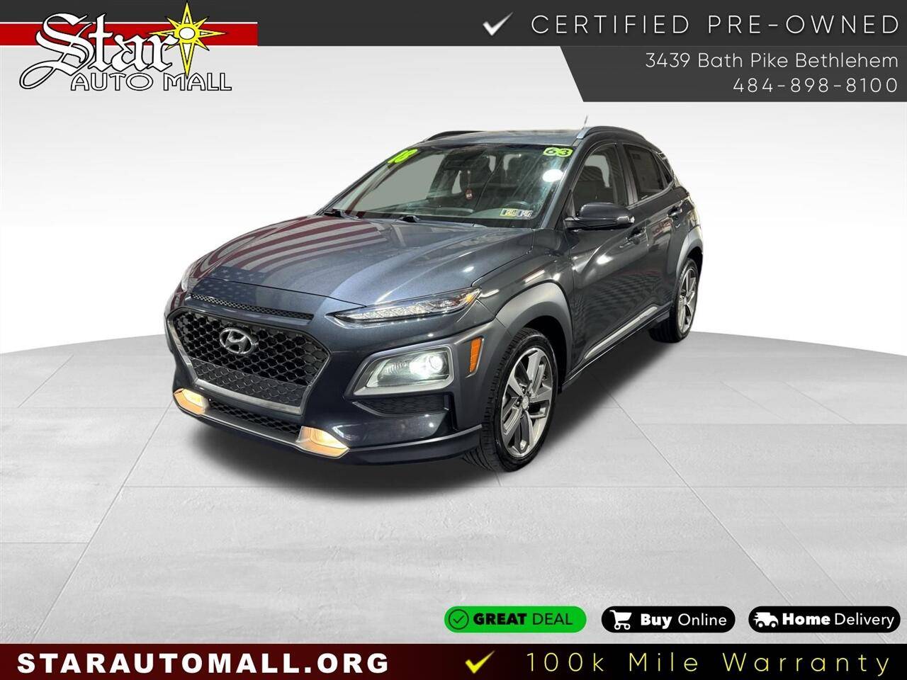 2018 Hyundai Kona Limited — SUV — 62,793 mi — Bethlehem, PA
