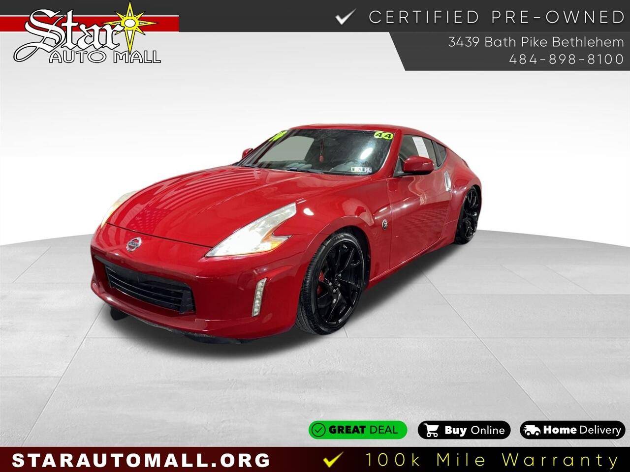 2014 Nissan 370Z Touring — Coupe — 43,785 mi — Bethlehem, PA