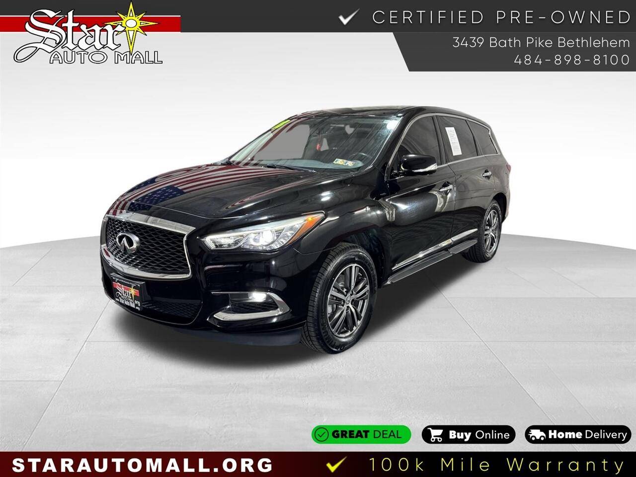 2018 INFINITI QX60 3.5 — SUV — 129,491 mi — Bethlehem, PA
