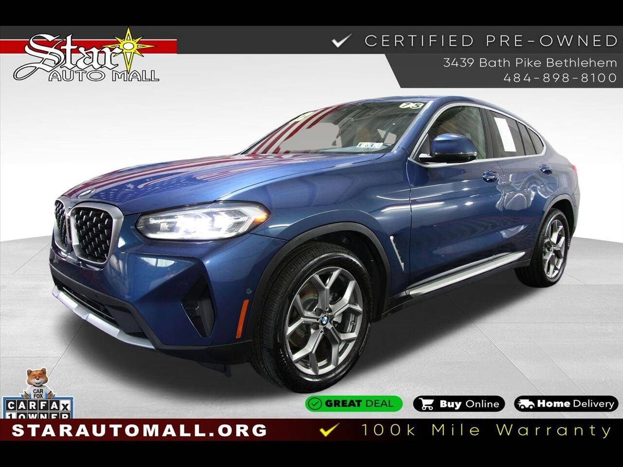 2022 BMW X4 30i — SUV — 75,294 mi — Bethlehem, PA