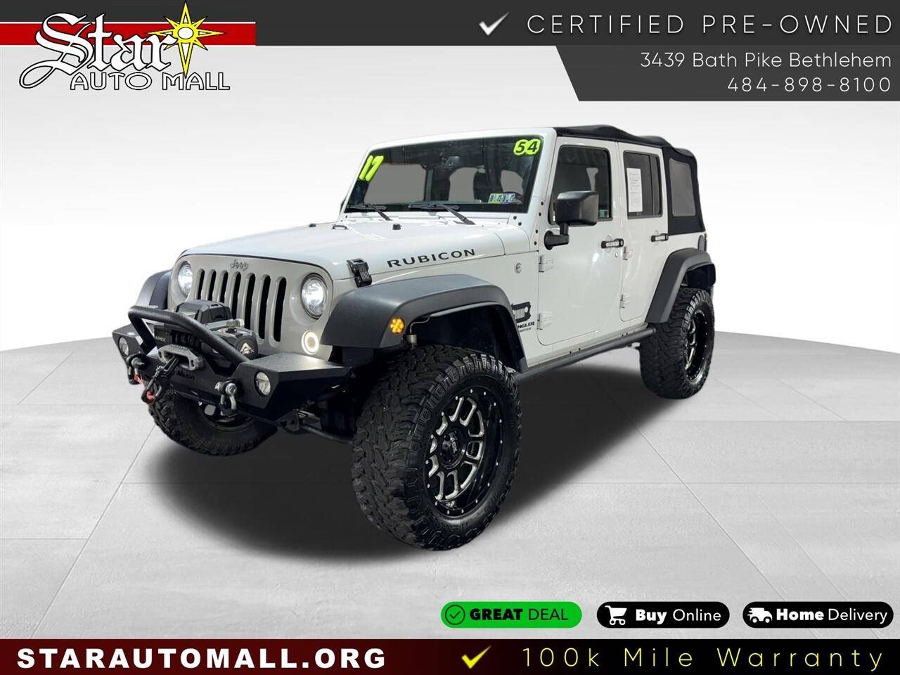 2017 Jeep Wrangler Rubicon — SUV — 54,576 mi — Bethlehem, PA