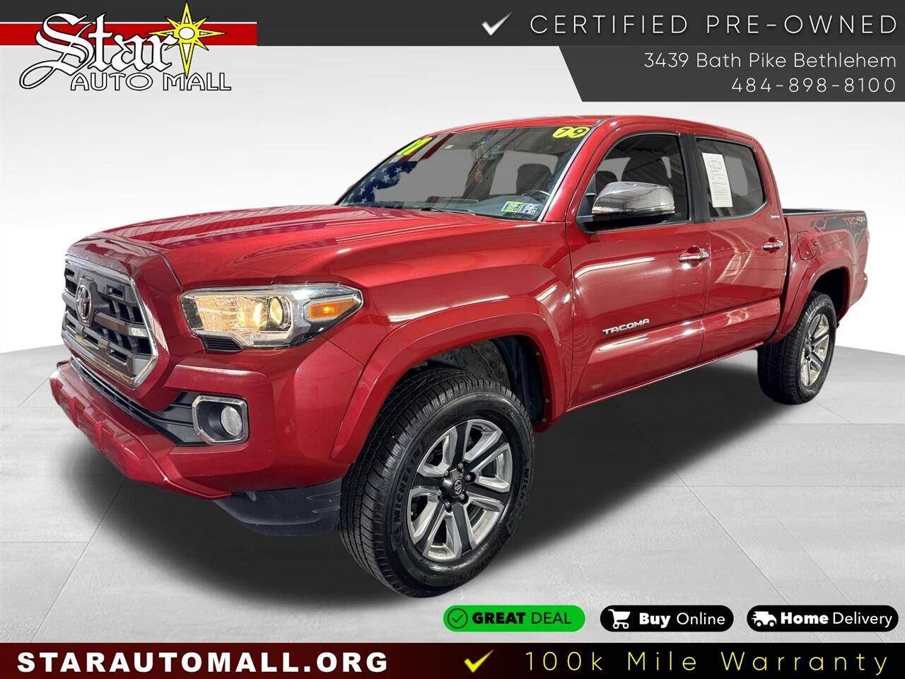 2017 Toyota Tacoma Limited — Pickup Truck — 78,834 mi — Bethlehem, PA