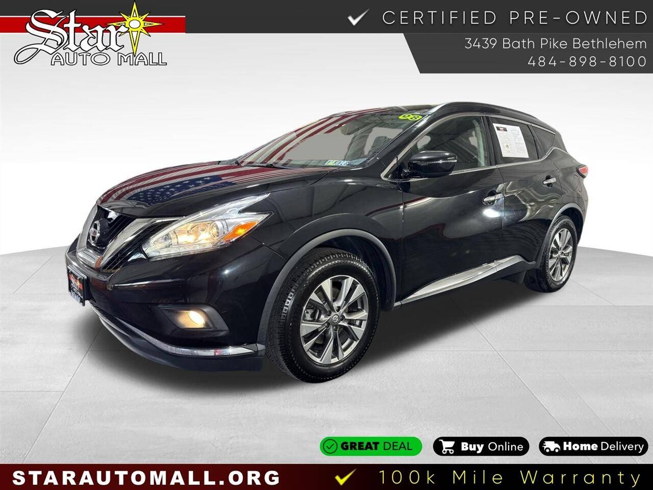 2017 Nissan Murano SV — SUV — 98,119 mi — Bethlehem, PA