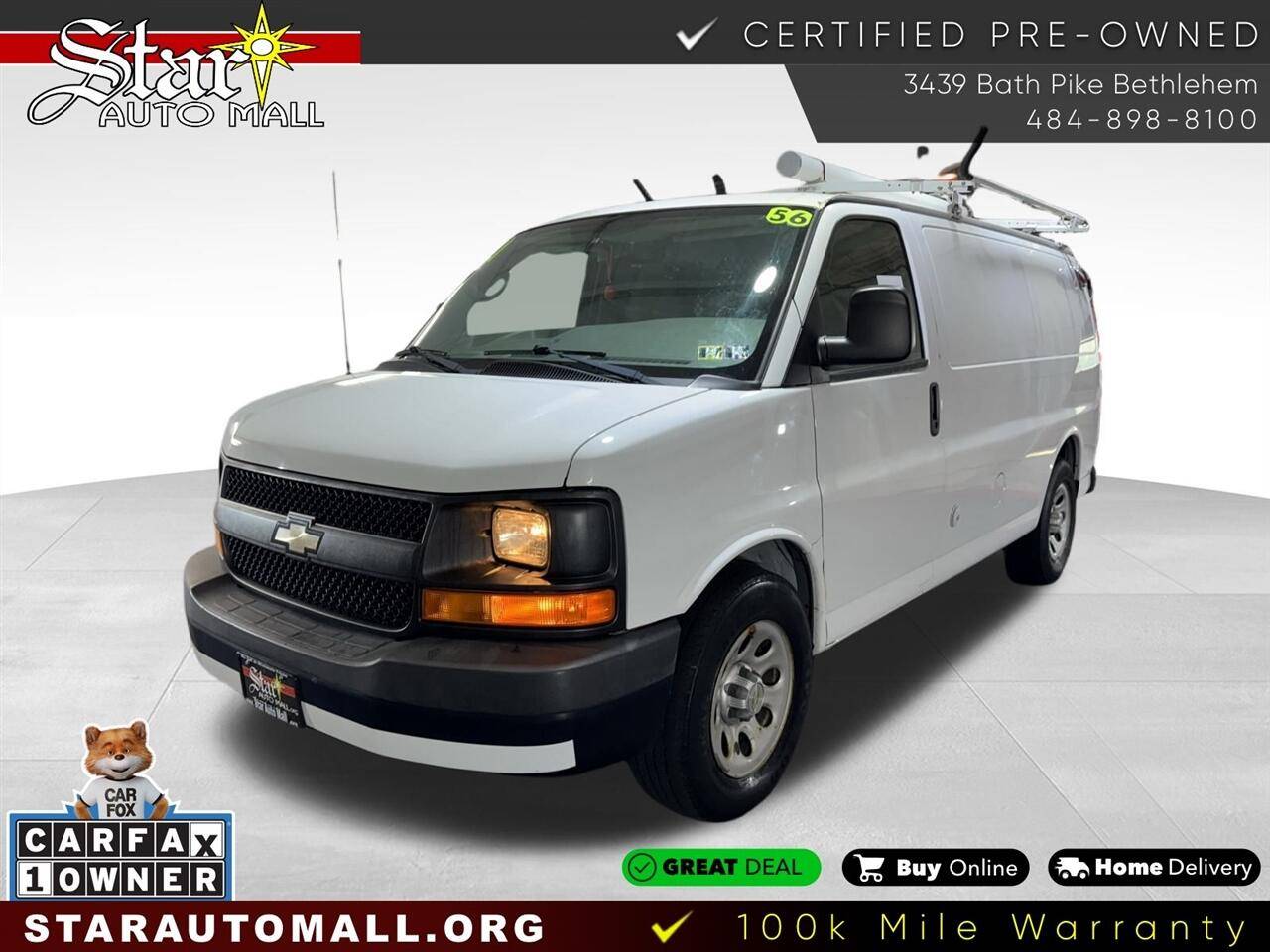 2011 Chevrolet Express Cargo Van Base — Cargo Van — 55,722 mi — Bethlehem, PA