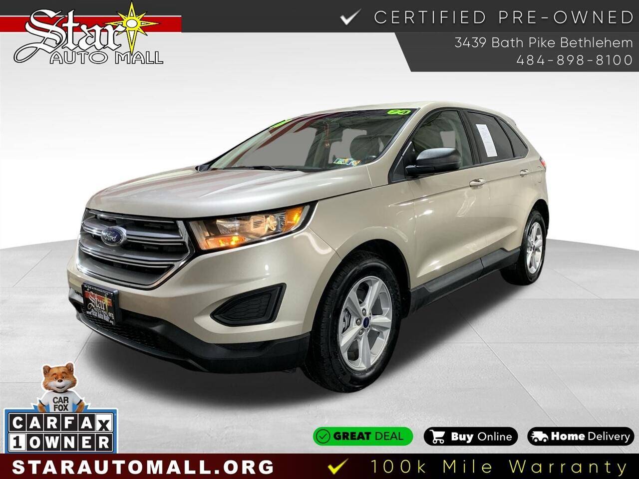 2018 Ford Edge SE — SUV — 74,228 mi — Bethlehem, PA