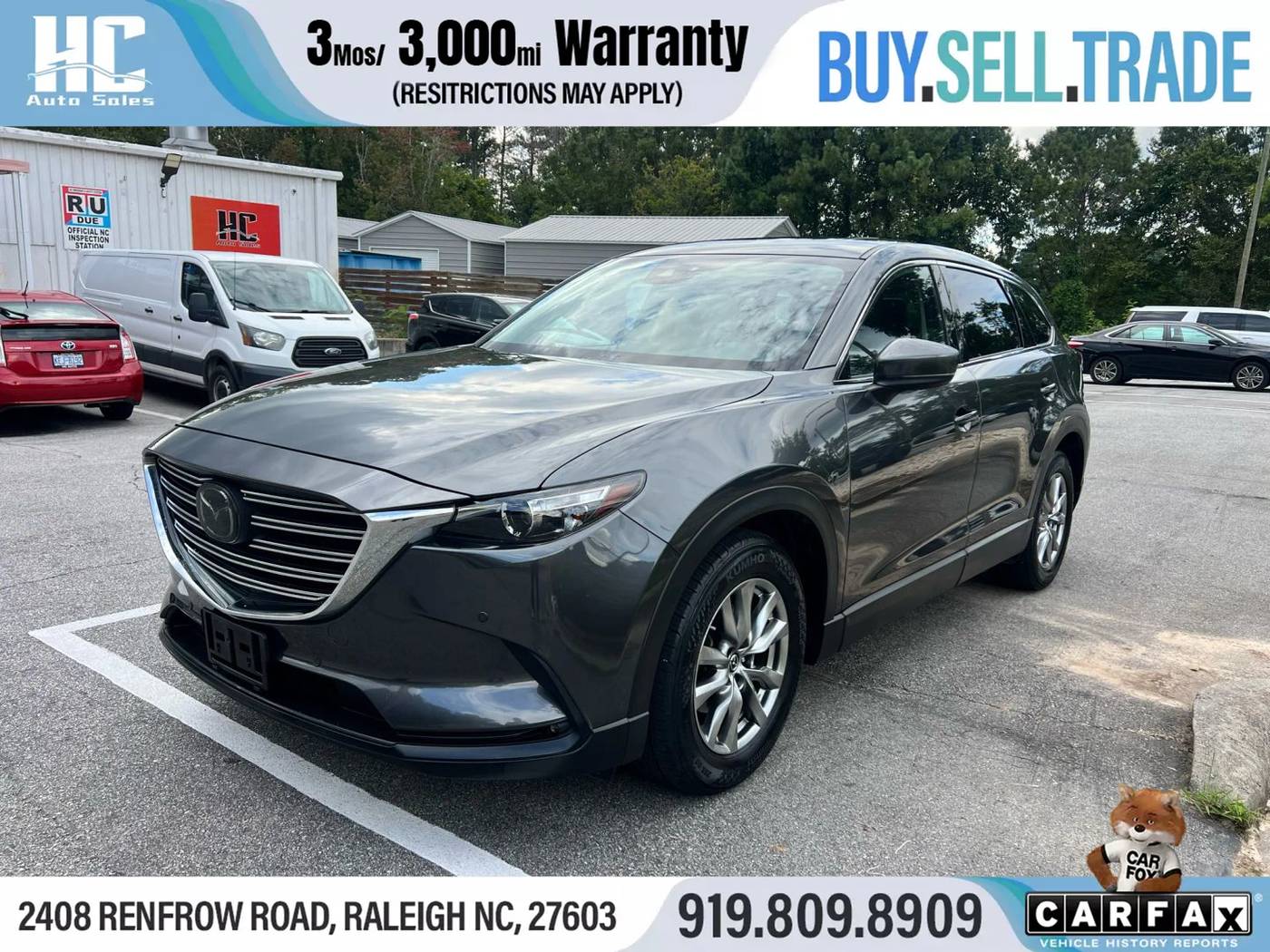 2018 Mazda CX-9 Touring — SUV — 88,525 mi — Raleigh, NC