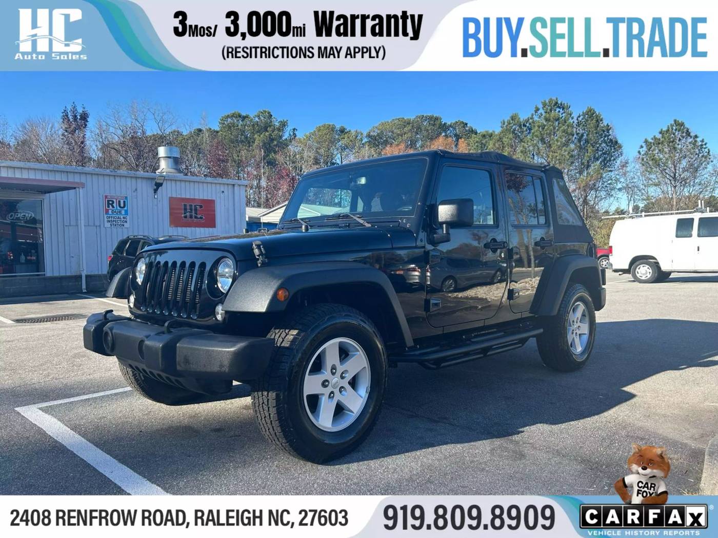 2017 Jeep Wrangler Unlimited Sport