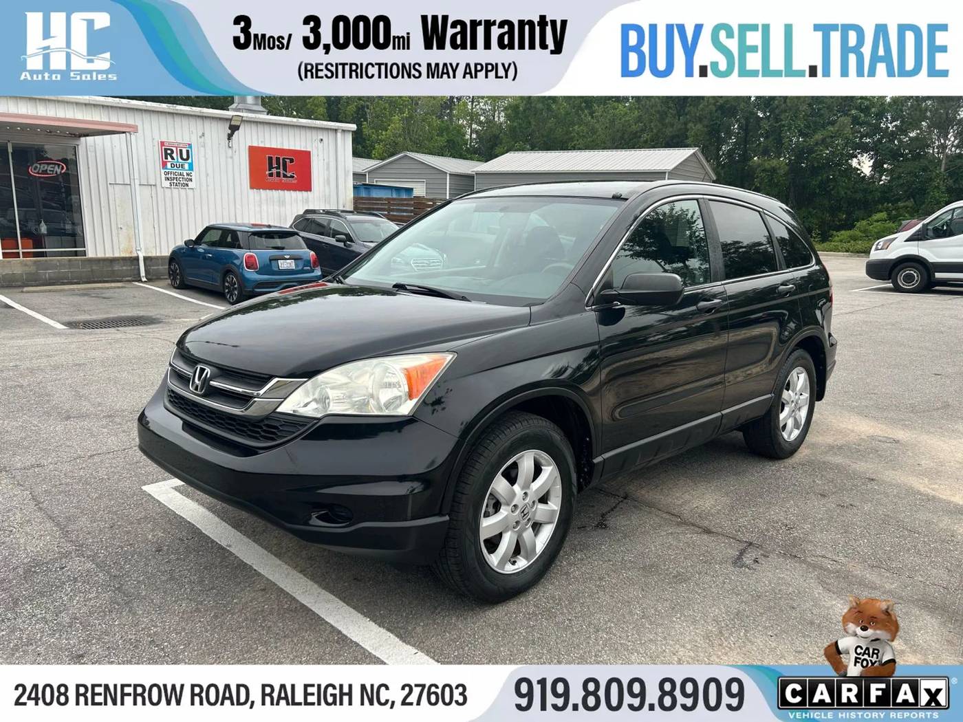 2011 Honda CR-V SE — SUV — 134,419 mi — Raleigh, NC