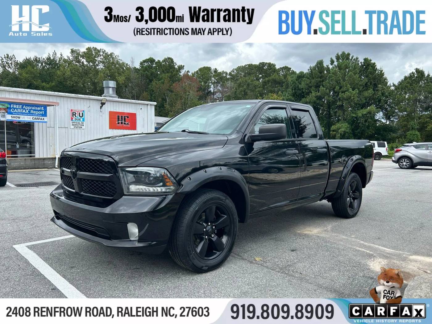 2015 Ram 1500 Express — Pickup Truck — 134,940 mi — Raleigh, NC